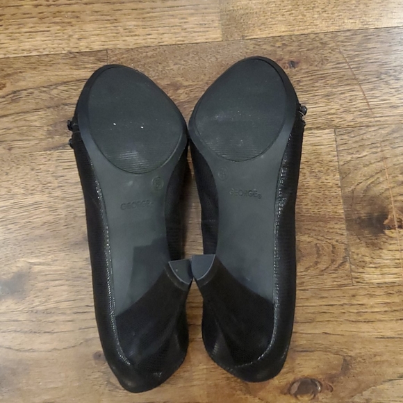Womens George black buckle accent heels size 8.5 - Picture 5 of 5